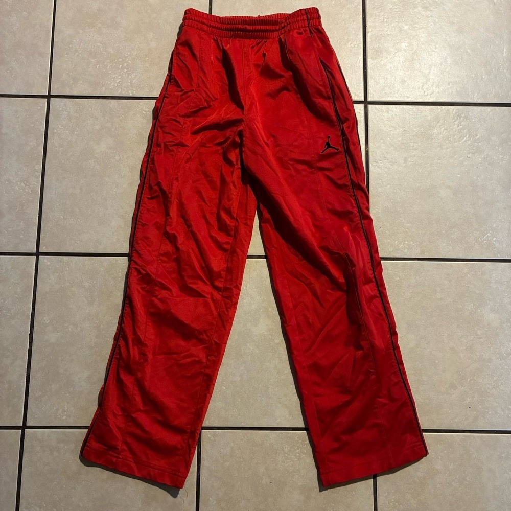 Air Jordan Youth Boys Medium Red Sweatpants Joggers